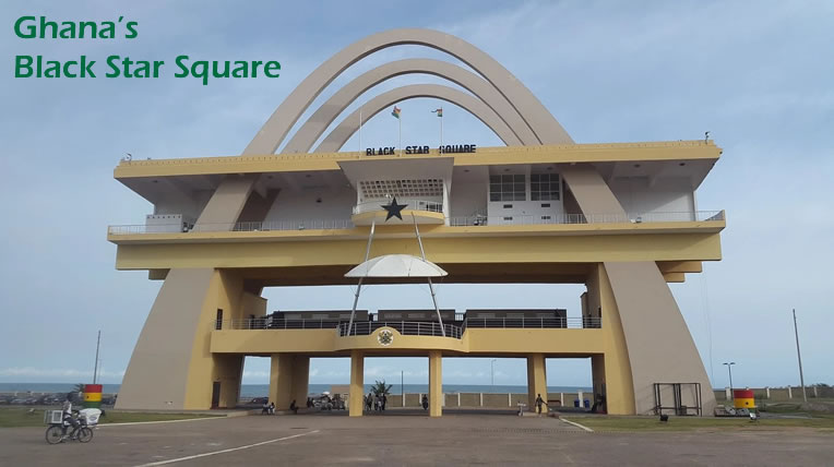 Ghana's Black Star square